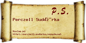 Perczell Sudárka névjegykártya